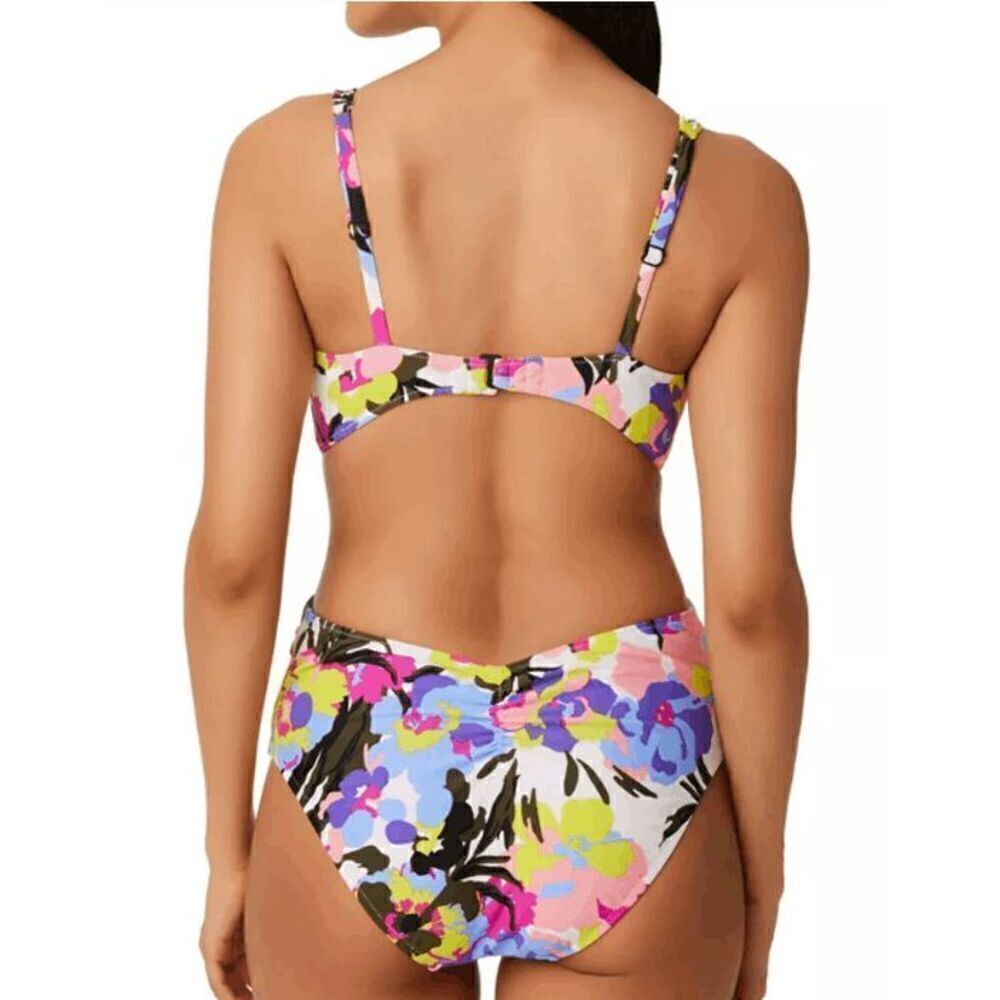 Bar III NWT size Small one piece cut out swimsuit - paradise garden - Picture 2 of 3
